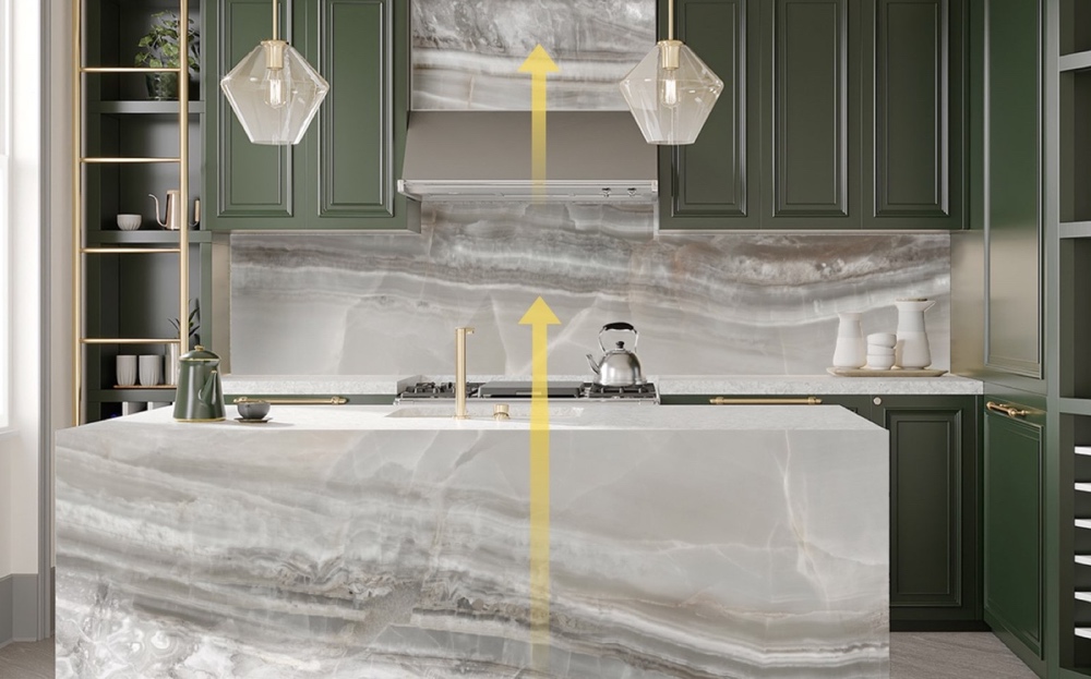 kitchen setting Hollywood bioquartz